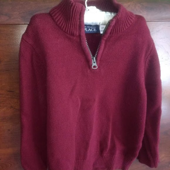 The Children's Place Other - Beautiful Maroon / Dark Brown Sweater